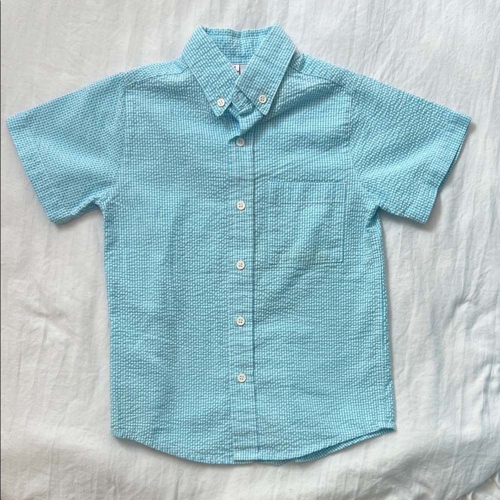 Light Blue Kids Button Down Shirt
